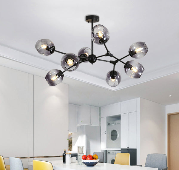 Creative and personalized magic bean molecular chandelier