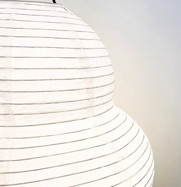 Japanese style wabi-sabi style rice paper floor lamp