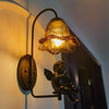 Creative retro bedroom bedside aisle wall lamp