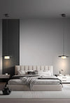 Nordic simple black bedroom bedside chandelier