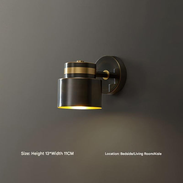 Lampe de chevet murale rotative pour chambre à coucher