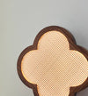 Wandlampe mit vierblättrigem Kleeblatt
