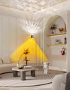 Creative double-headed water ripple atmosphere floor lamp