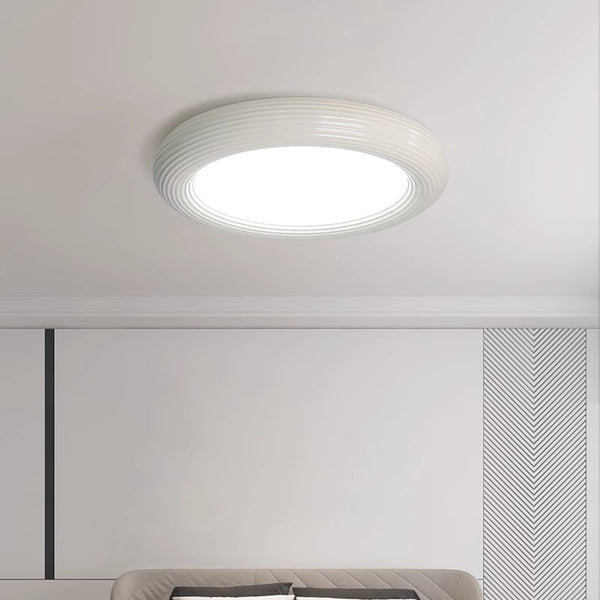 Plafonnier de chambre en résine de style crème