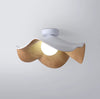 Creative retro lotus leaf bedroom corridor ceiling lamp