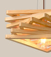 Modern personality solid wood chandelier