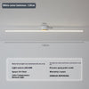 Minimalist long strip ceiling light