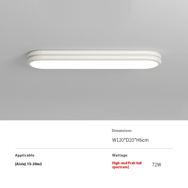 Deckenlampe im cremefarbenen Stil für den Flur