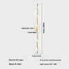 All copper line wall lamp