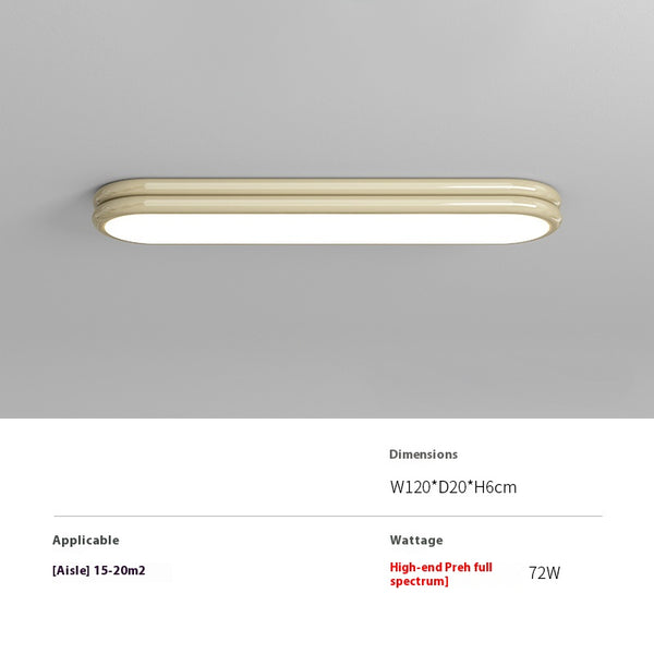 Deckenlampe im cremefarbenen Stil für den Flur