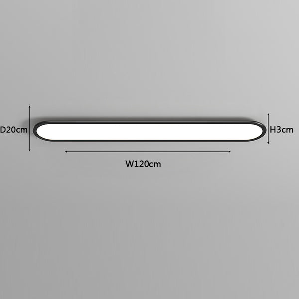 Ultra-thin corridor ceiling light