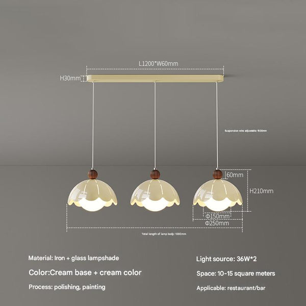 French cream style bedroom bedside chandelier