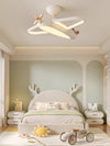 Creative airplane children's room ceiling lamp