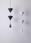 Minimalist conical bedroom bedside background wall chandelier