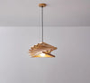 Modern personality solid wood chandelier
