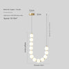 Cream style all-copper magic bean chandelier