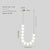 Cream style all-copper magic bean chandelier