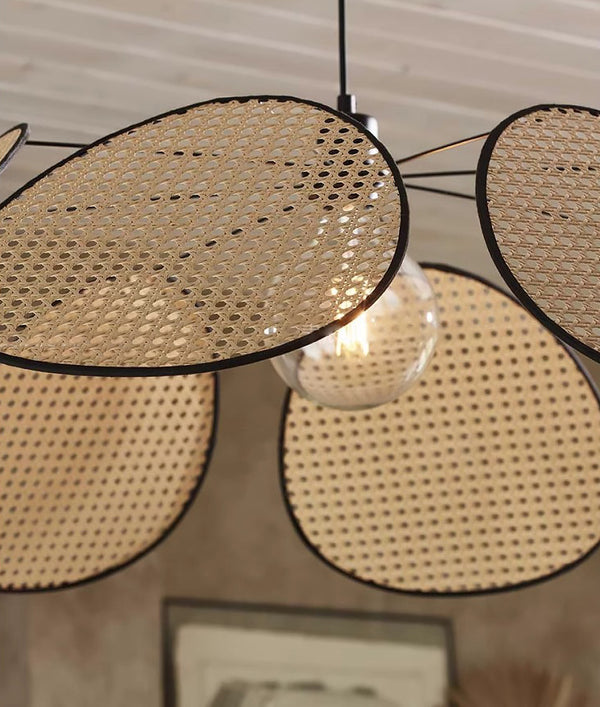 Japanese creative rattan chandelier