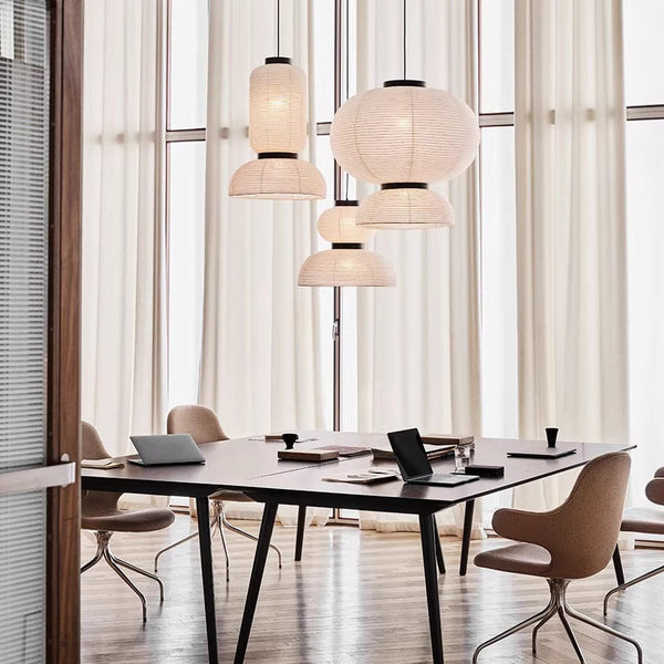 Japanese style rice paper bedroom restaurant bar chandelier