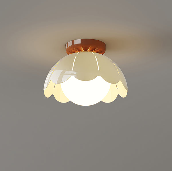 Medieval Cream Style Corridor Aisle Ceiling Lamp