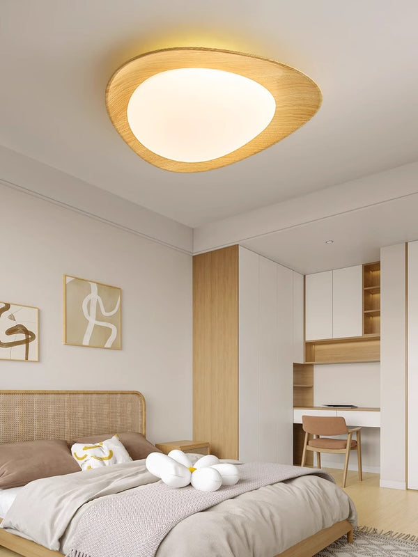Plafonnier créatif en galets pour chambre à coucher et couloir