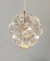Nordic light luxury crystal bedroom bedside small chandelier