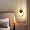 Minimalist LED Line Bedroom Bedside Chandelier