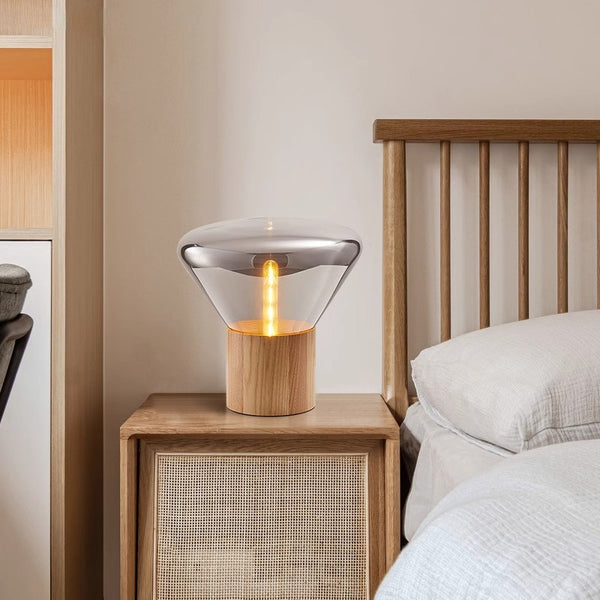 Japanese style personalized glass desk lamp