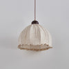 Lampe à suspension de salle à manger en tissu rétro japonais