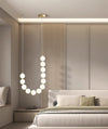 Cream style all-copper magic bean chandelier