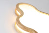 LED children's room solid wood ceiling lamp