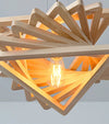 Modern personality solid wood chandelier