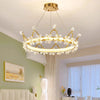Creative Crown Crystal Bedroom Chandelier