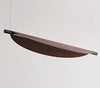 Lustre de salle à manger rétro créatif et personnalisé en forme de feuille
