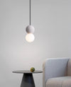 Wabi-sabi style terrazzo bedroom bedside small Pendant light