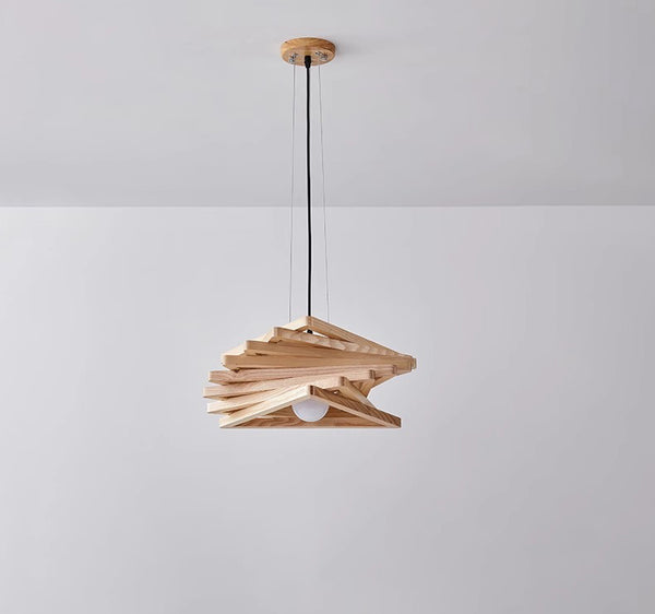 Modern personality solid wood chandelier