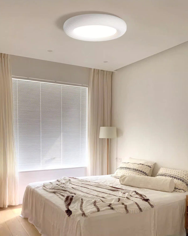 Plafonnier de chambre en résine de style crème