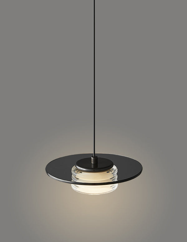 Nordic simple black bedroom bedside chandelier