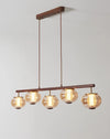 Medieval style glass restaurant chandelier