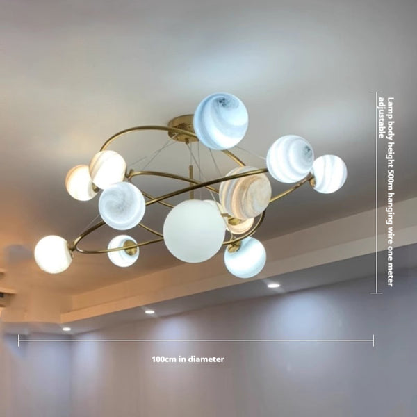 Lustre créatif nordique planète