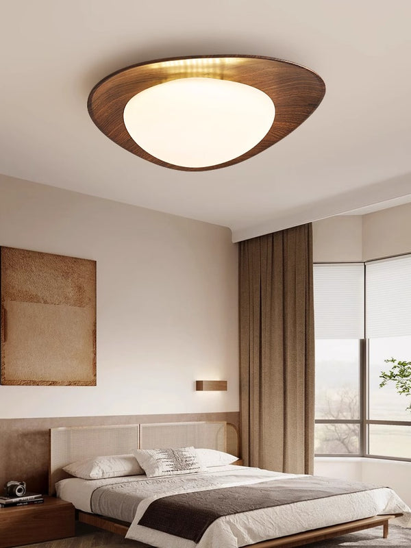 Plafonnier créatif en galets pour chambre à coucher et couloir