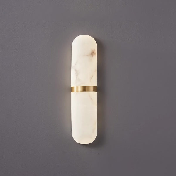 New Chinese style natural marble wall lamp