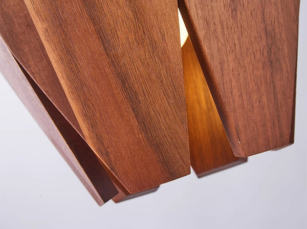 Creative solid wood chandelier