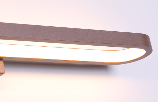 Applique murale simple à LED en aluminium avec miroir