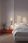 Nordic minimalist double head rotatable bedroom bedside wall lamp
