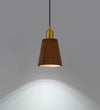 Solid wood all-copper small chandelier