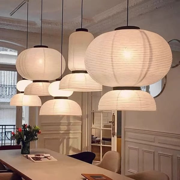 Japanese style rice paper bedroom restaurant bar chandelier