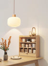 Japanese style solid wood glass restaurant bar Pendant light