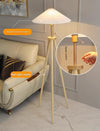 Fan shaped floor lamp
