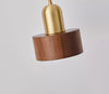 Solid wood all-copper small chandelier